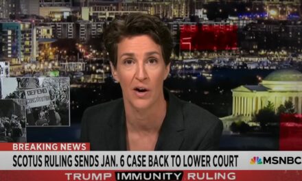 Hysterical Rachel Maddow Claims SCOTUS Has Authorized “Trump Death Squads”